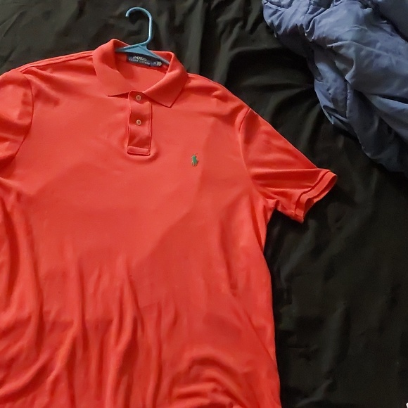 Polo Ralph Lauren (Pink) collar shirt ,it's a size Medium. Worn Once - Picture 3 of 3